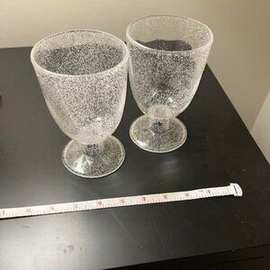 Two Plastic Goblets